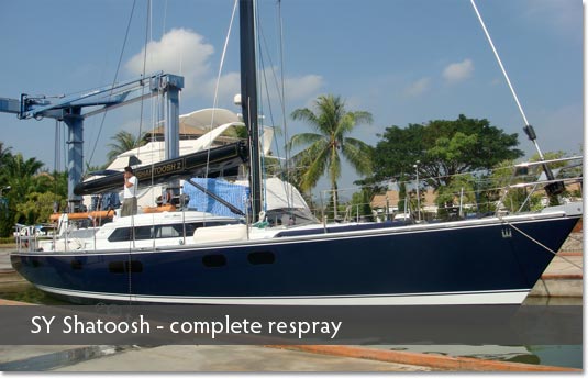 Phuket boat refit Thailand